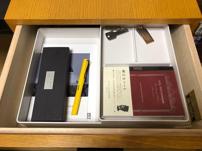 引き出しの中の収納