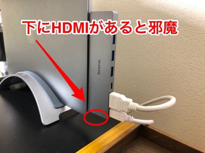 HDMIの配置