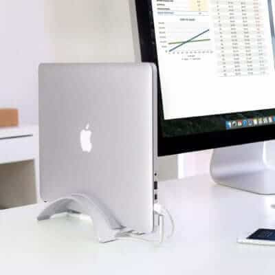 BookArcクラムシェルモードスタンドMacBookシルバー