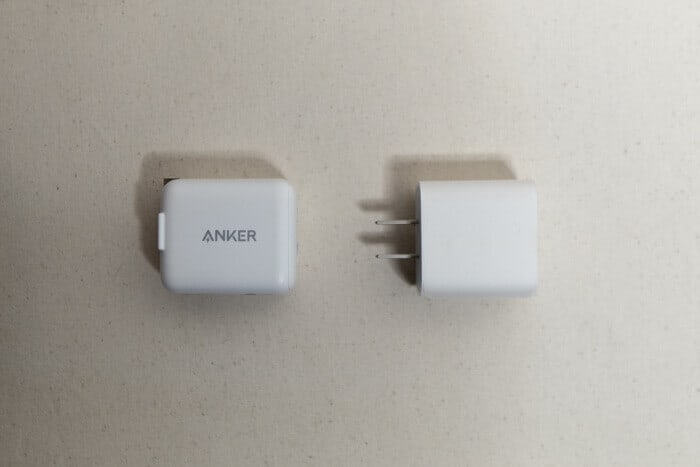 Anker急速充電器とiPhone11 Proの急速充電器