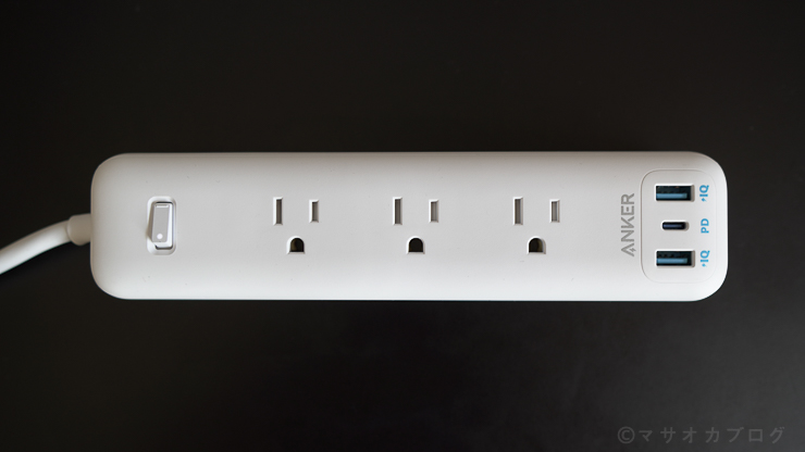 Anker PowerPort Strip PD3コンセント幅